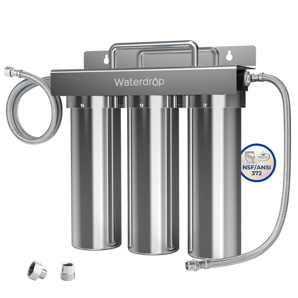 2.25G Stainless Steel Water Filter System | GlacierFresh Countertop