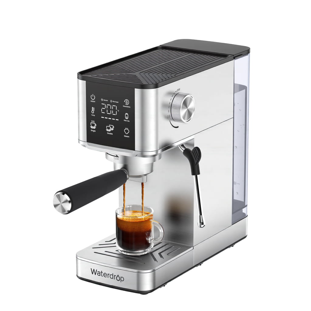 Waterdrop MC-02-M Semi-Automatic Espresso Machine, Coffee Maker with 20 Bar Pressure