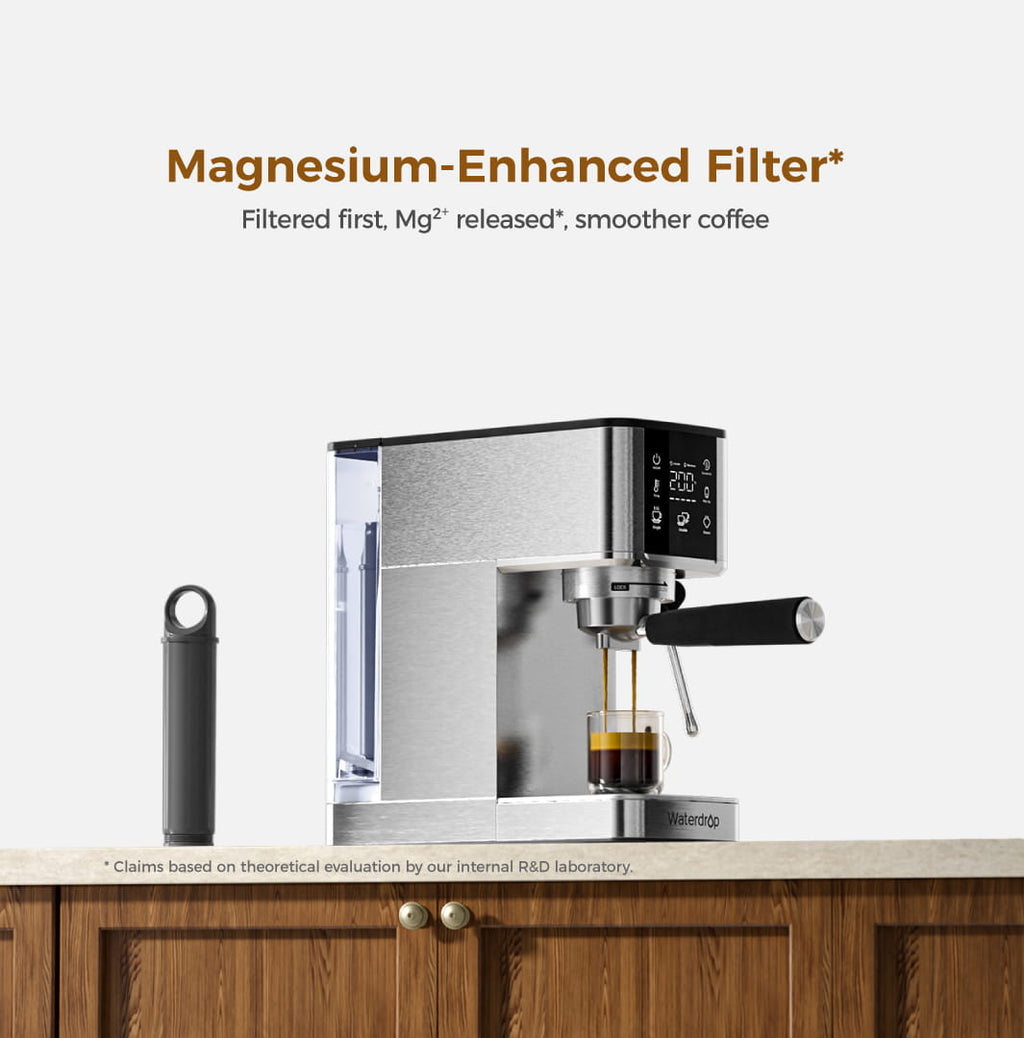 Waterdrop MC-02-M Semi-Automatic Espresso Machine, Coffee Maker with 20 Bar Pressure