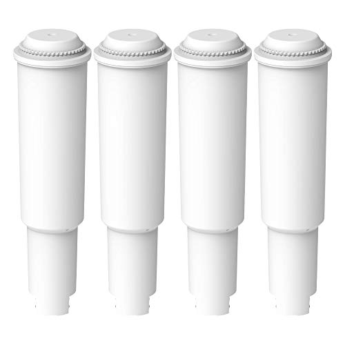 Waterdrop Coffee Machine Water Filter, Replacement for Jura® Clearyl White, 64553, 7520, 60209, 68739, 62911 - Including Various Models of Nespresso®, Impressa®, TÜV SÜD Certified, 4 Packs
