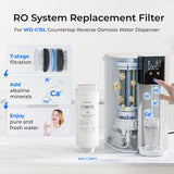 Waterdrop C1RFG Replacement Filter for C1S and C1SL Countertop CoreRO System