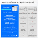 Waterdrop Instant Hot and Cold Countertop Water Filter Dispenser CT01