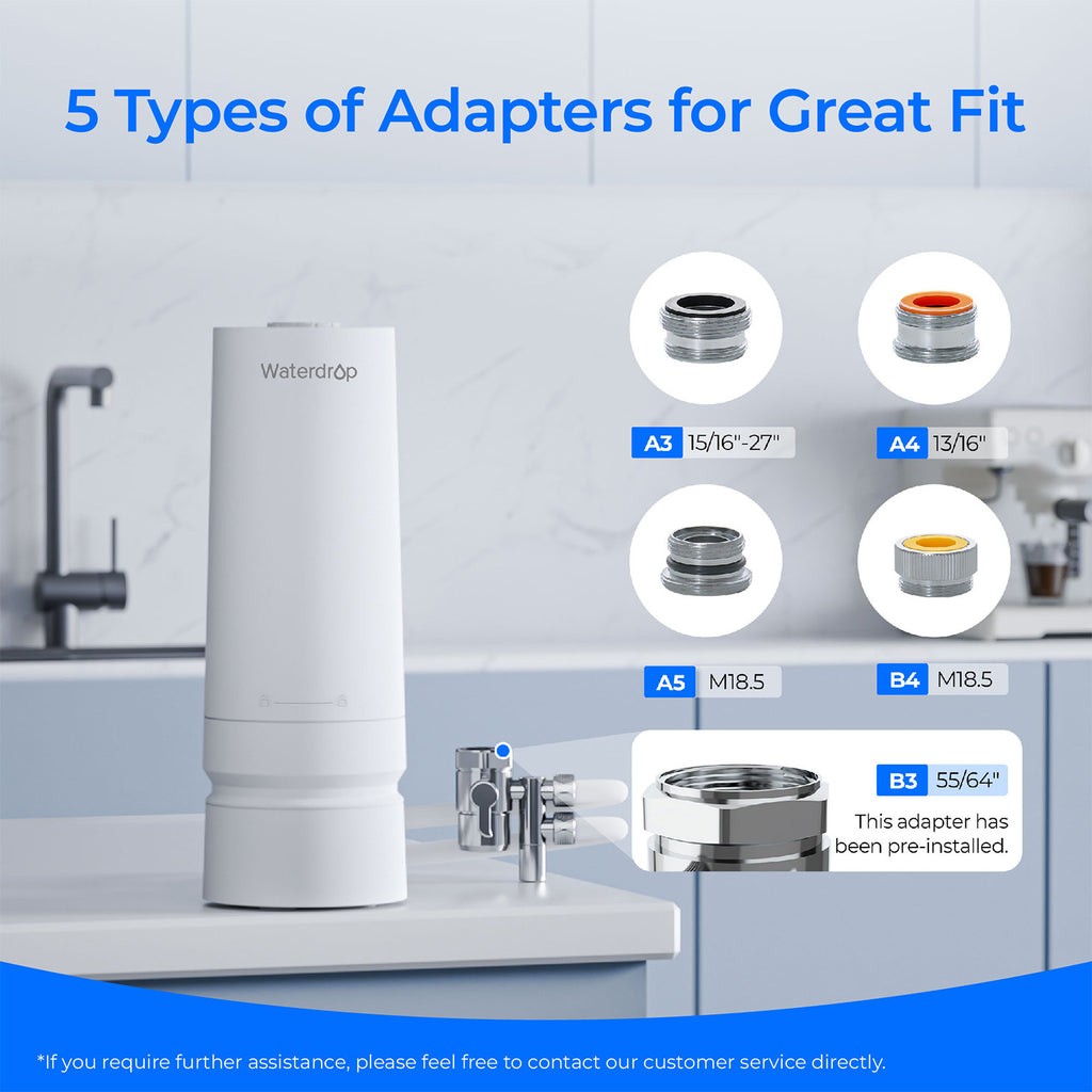 Waterdrop Countertop Faucet Water Filter CTF-06