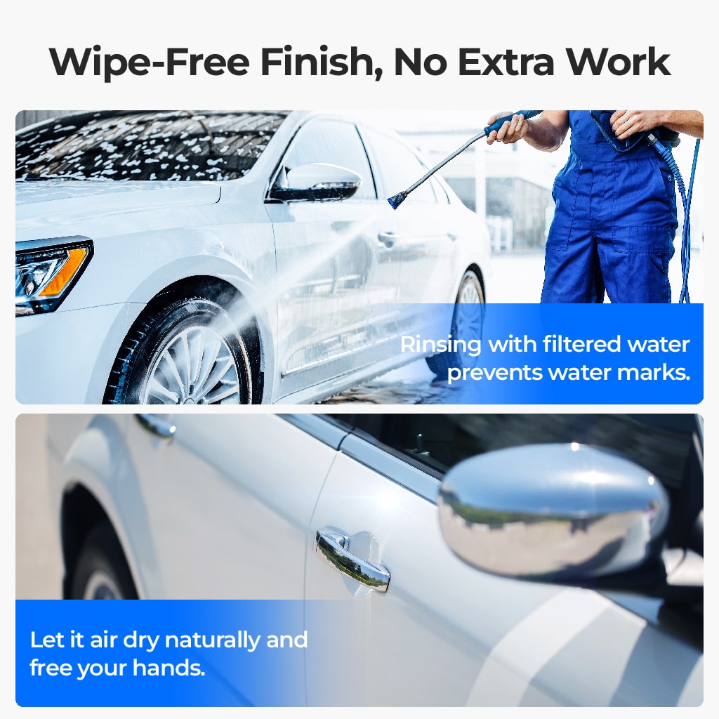 Waterdrop Spotless Car Wash System with Resin