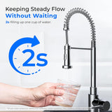 Waterdrop DST Stainless Steel Under Sink Water Filter System