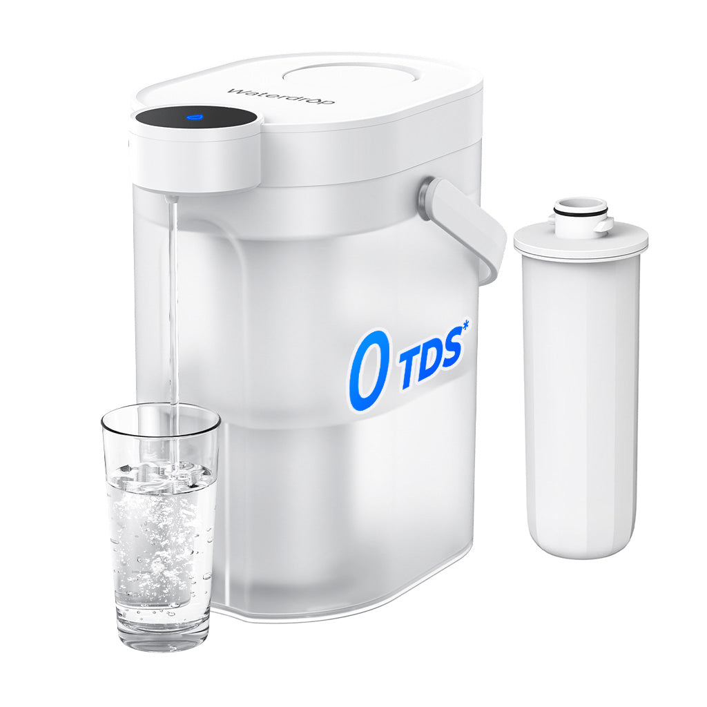 Waterdrop WD-ED05TW Zero TDS Rechargeable Water Filter Bundle