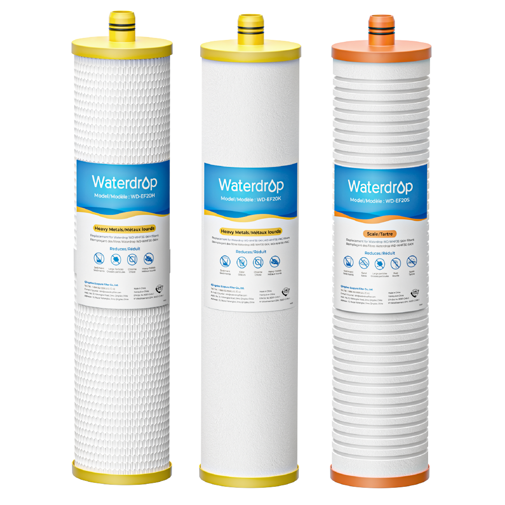 Waterdrop EF20SKH Whole House Water Filter, Compatible with WHF3E-SKH