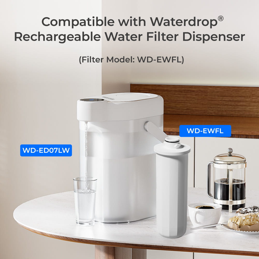 Waterdrop Replacement Filter For WD-ED07LW Plastic Water filter pitcher