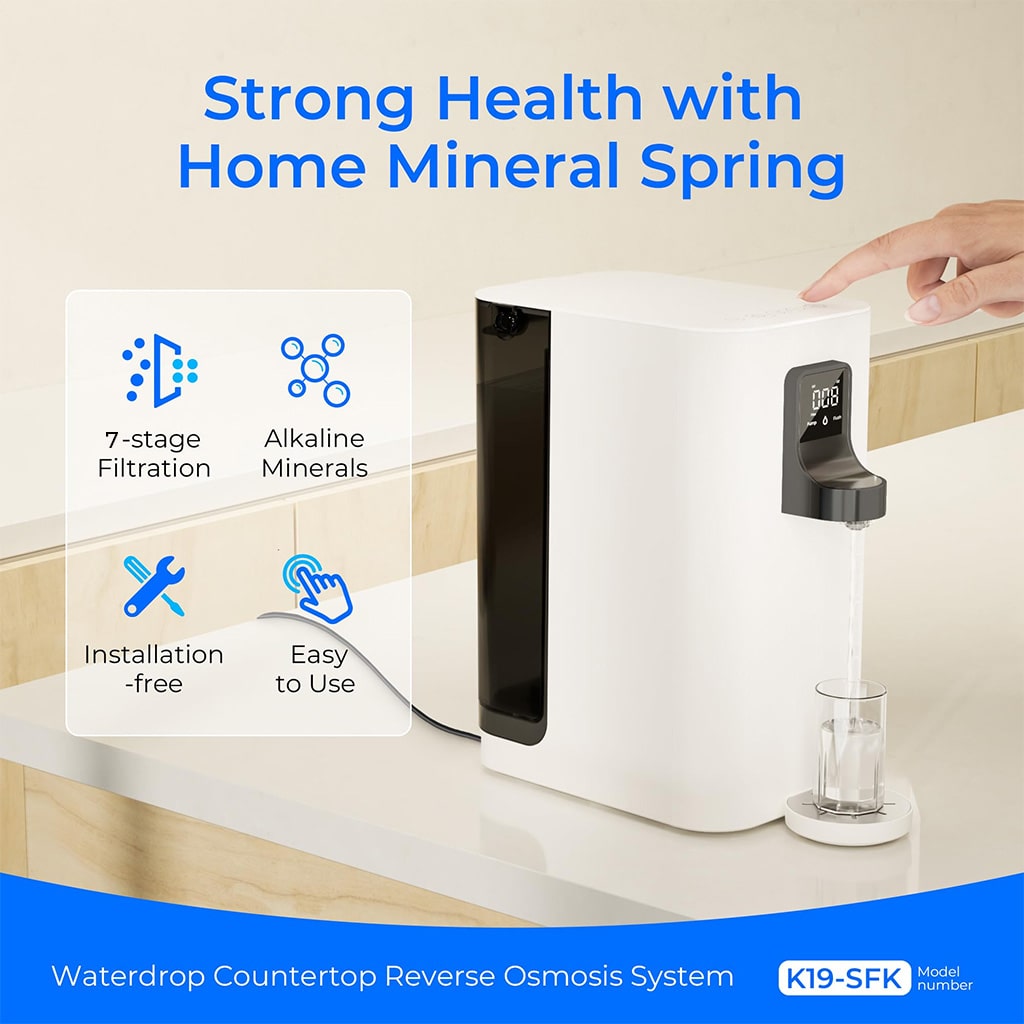 Alkaline remineralization stage of the Waterdrop K19-SFK