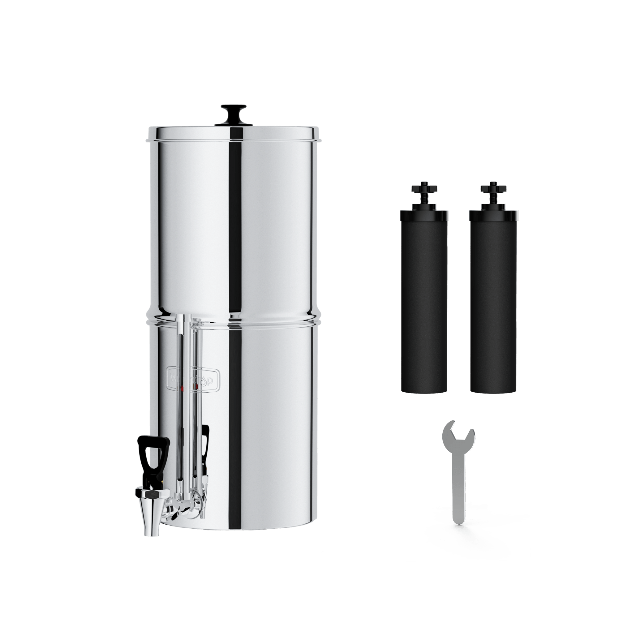 Waterdrop 2.25-gallon King Tank Gravity Water Filter System, Without Stand - Thumbnail 2