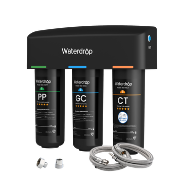 3-stage Under Counter Direct Connect Filtration System Waterdrop TSA