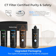 3-stage Under Counter Water Filter System with Dedicated Faucet Waterdrop TSB