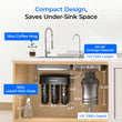 3-stage Under Counter Water Filter System with Dedicated Faucet Waterdrop TSB