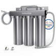 6-stage Under Sink Ultrafiltration Stainless Steel Water Filter System Waterdrop TST-UF