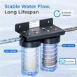 Waterdrop 2-Stage Whole House Water Filter System Reduce Iron&Manganese