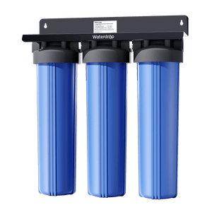 Waterdrop 3-Stage Whole House Water Filter System | Reduce Iron & Manganese
