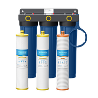 Waterdrop 3-Stage Whole House Water Filter System | 9-Stage Filtration, WD-WHF3E-SKH