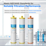 Waterdrop 3-Stage Whole House Water Filter System | 9-Stage Filtration, WD-WHF3E-SKH
