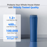 Waterdrop 3-Stage Whole House Water Filter System | 9-Stage Filtration, WD-WHF3E-SKH