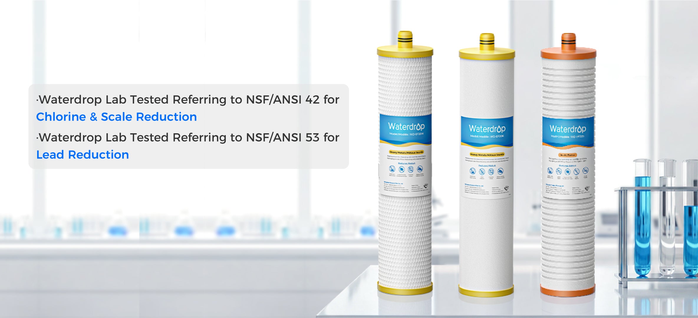 Meets NSF/ANSI Standards for Reliable Filtration