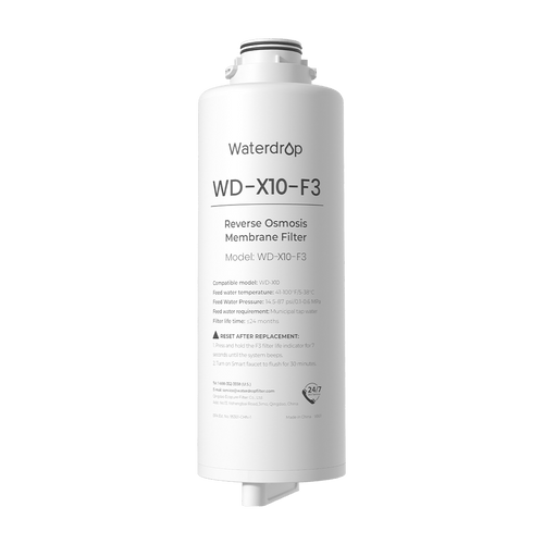 X10-F3 Filter for Waterdrop Master X10 Reverse Osmosis System | 1000 GPD