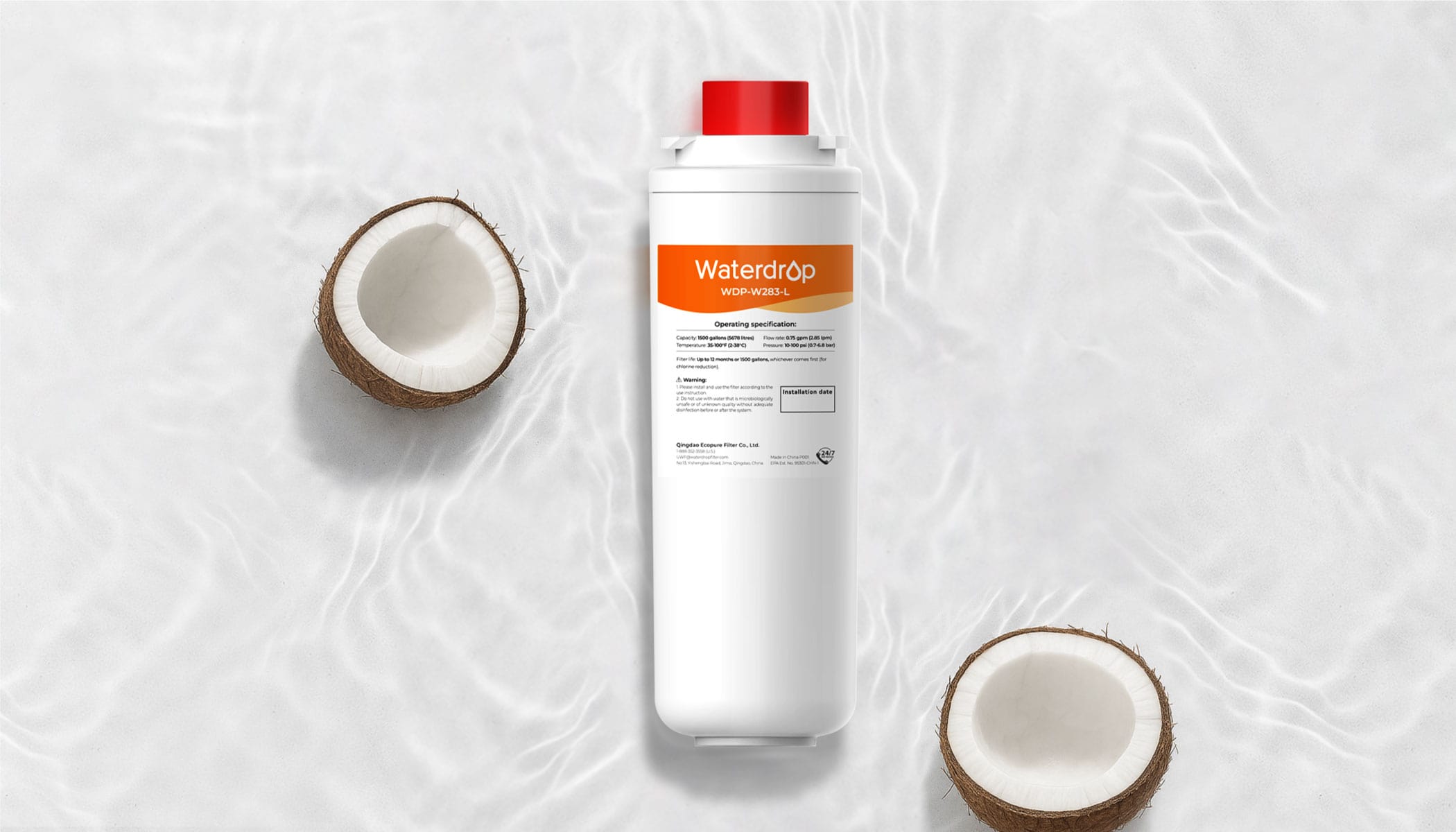 Natural Materials, Improved Water Taste