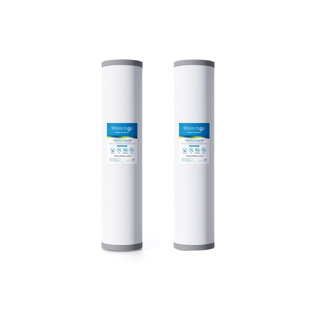 Replacement WD-WF20F for the Second Stage of WD-WHF3T-FG Whole House 3-stage Water Filter - Reduces Iron & Manganese
