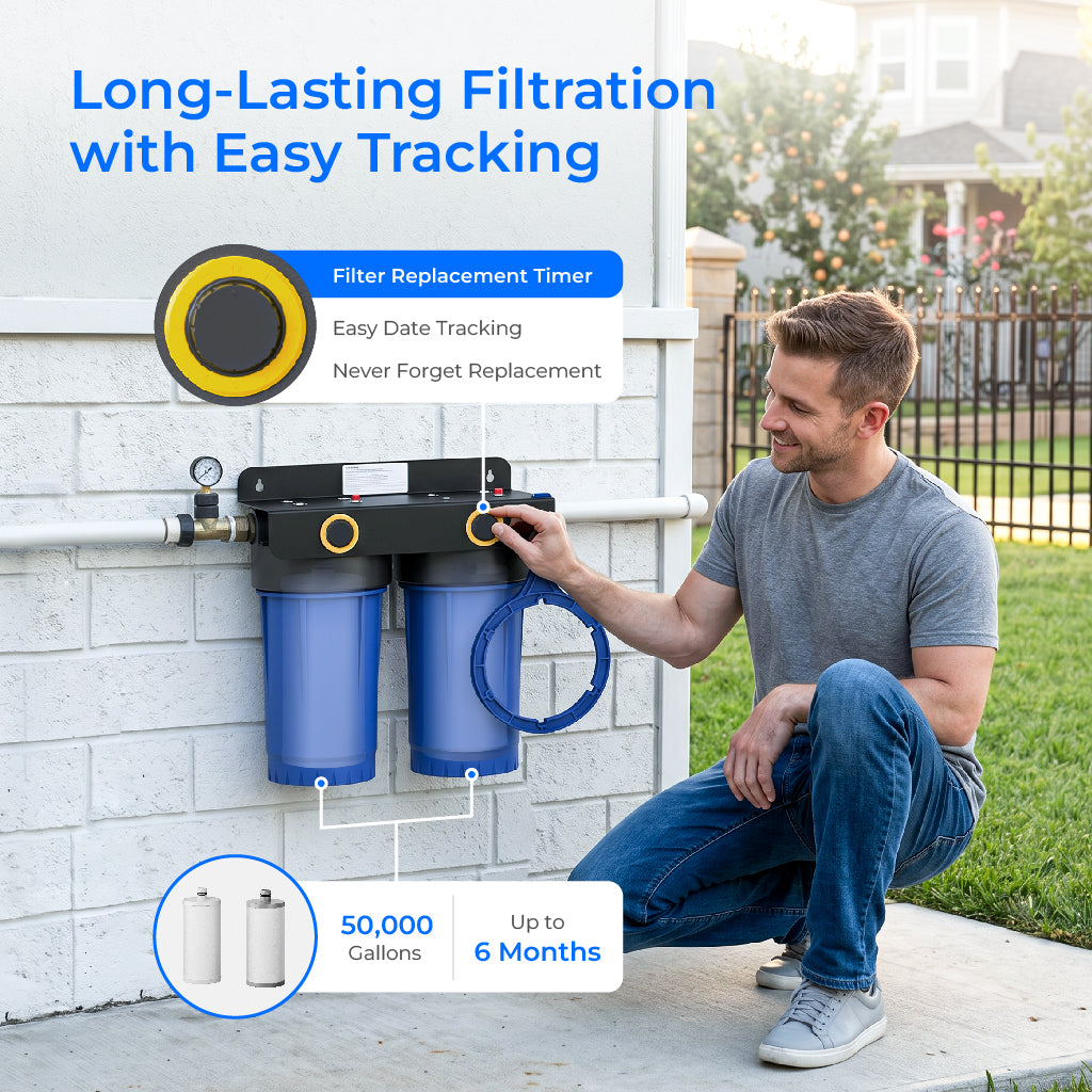 Waterdrop 5-Stage Whole House Water Filter | WD-WHF2E-FC
