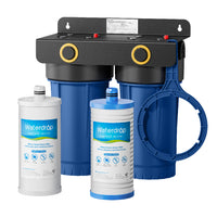 Waterdrop WHF2E-PC Whole House Water Filter System, 4-Stage Filtration | NSF/ANSI 372