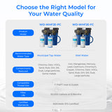 Waterdrop WHF2E-PC Whole House Water Filter System, 4-Stage Filtration | NSF/ANSI 372