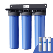 Waterdrop 3-Stage Whole House Water Filter System | Reduce Iron & Manganese