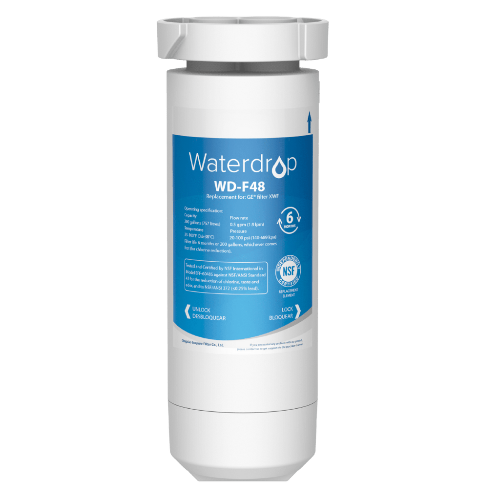 Waterdrop Replacement for GE XWF Refrigerator Water Filter