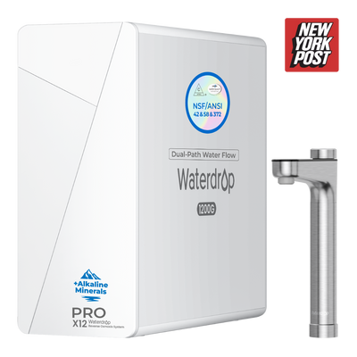Waterdrop X Series Dual Flow Reverse Osmosis System, X12-PRO