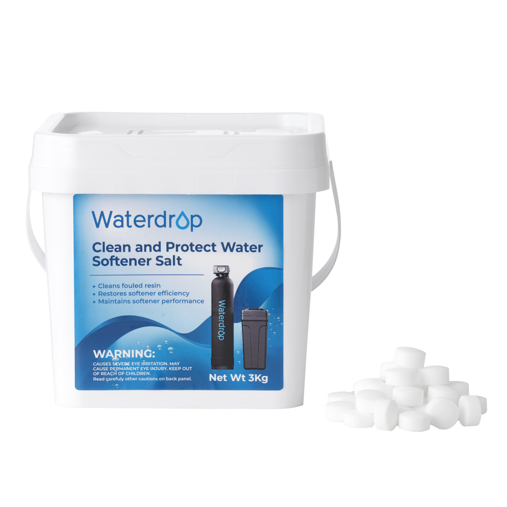 Waterdrop Water Softener Salt, Special Salt for Home commercial water softene, resin backwash recycled salt, Restores Efficiency. Removes Contaminants & Extends Water Softener Life