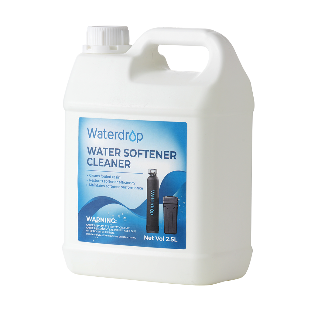 Waterdrop Water-softening preparations, Water Softener Cleaner Solution, home commercial water softener special salt, resin backwash recycled salt, Restores Efficiency. Removes Contaminants & Extends Water Softener Life