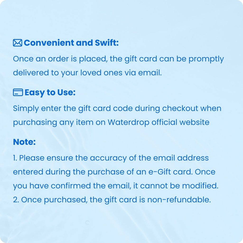 Waterdrop Christmas-Limited E-Gift Card