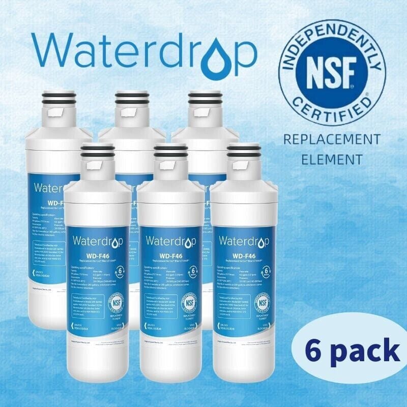 Waterdrop Replacement for LG LT1000P Refrigerator Water Filter