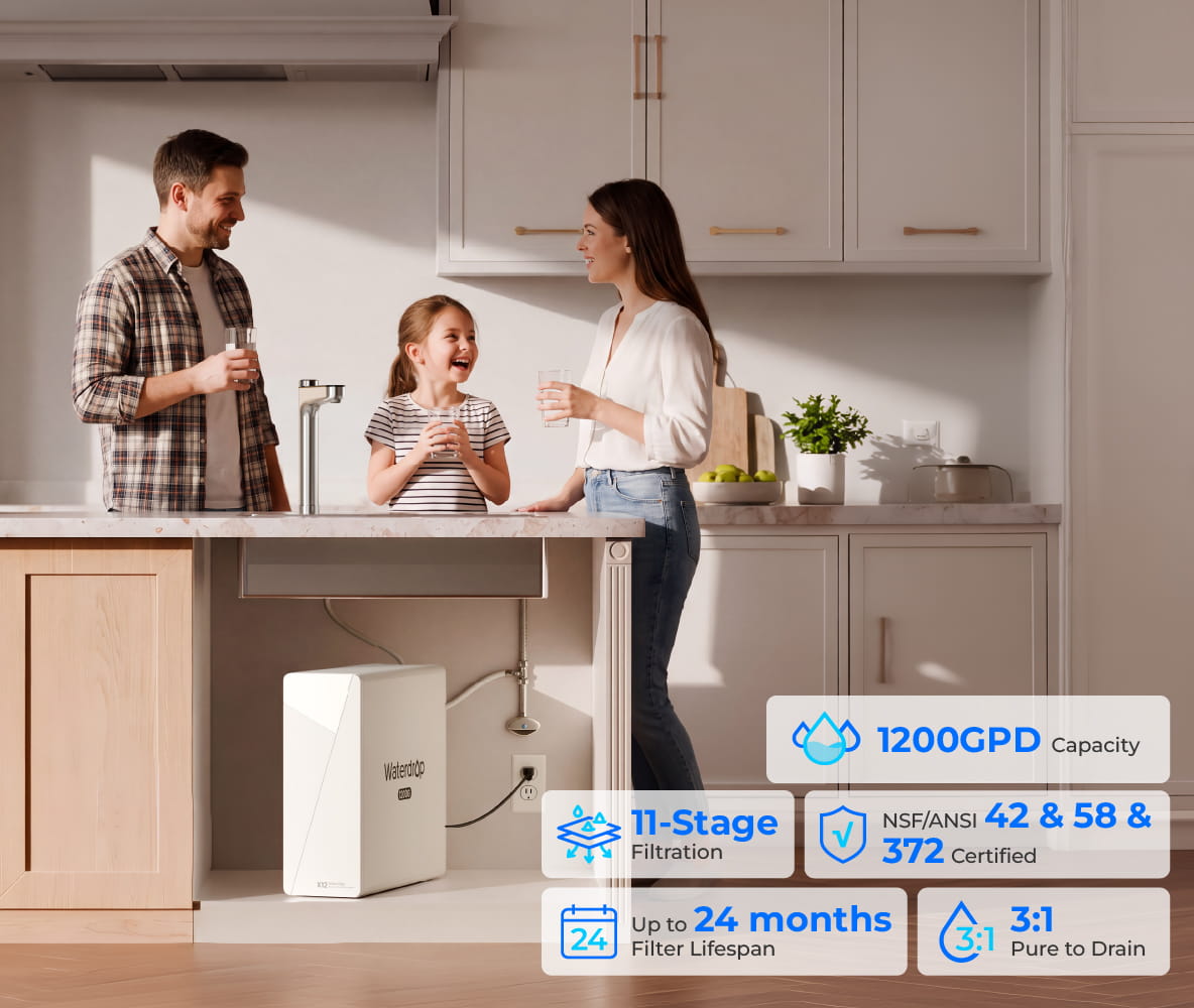 Waterdrop X Series Reverse Osmosis System, X12