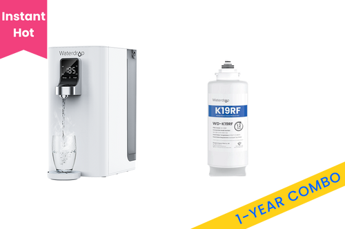 K19-H Instant Hot Countertop RO System with an Extra One-Year Filter Combo