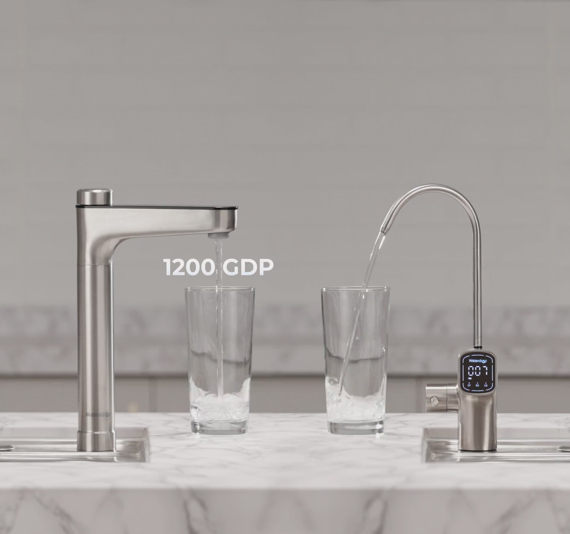 Faster with 1200GPD Fill A Cup in 3s