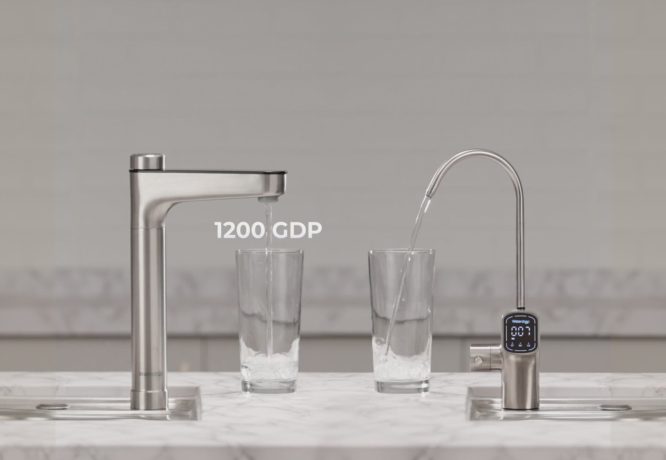 Faster with 1200GPD Fill A Cup in 3s