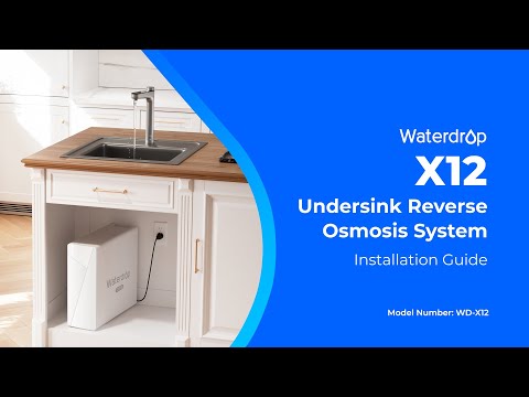 Waterdrop X Series Reverse Osmosis System, X12