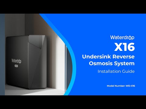 Waterdrop X Series Undersink Reverse Osmosis System, X16