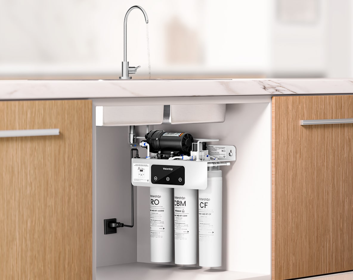 Waterdrop T3-M 450G Remineralization RO Under the Sink Water Filter
