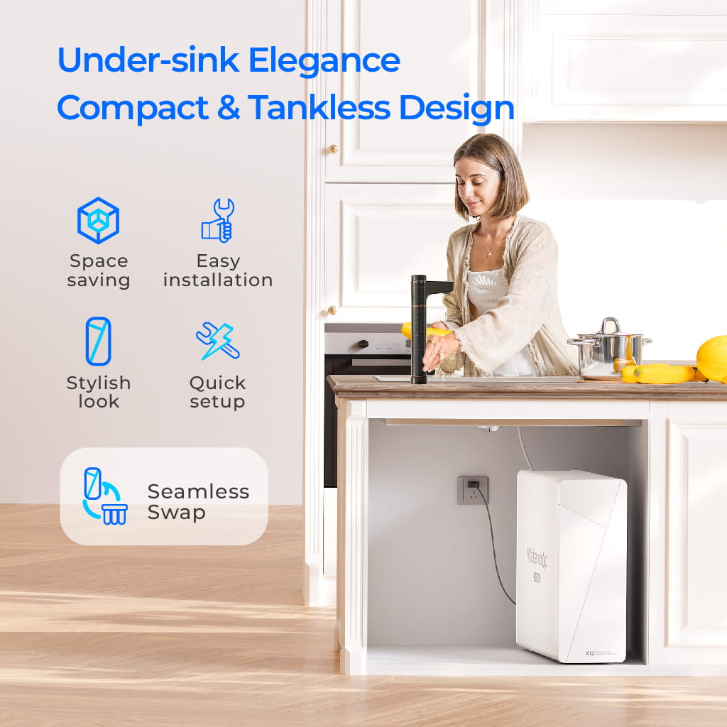 Waterdrop X Series Reverse Osmosis System, X12-Bronze