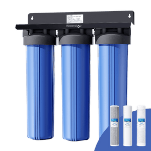 Waterdrop 3-Stage Whole House Water Filter System with Carbon Filter & Sediment Filter