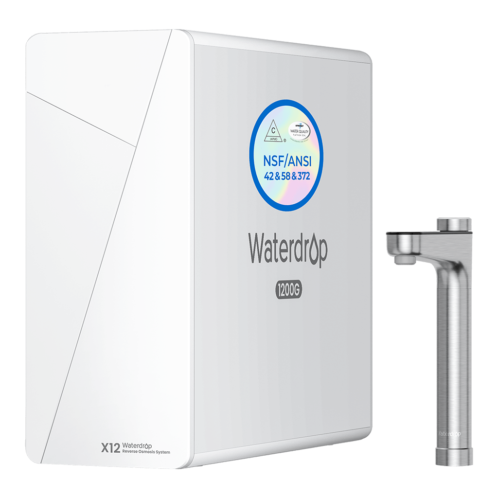 Waterdrop X12 Reverse Osmosis System with 3-Years Extended Warranty