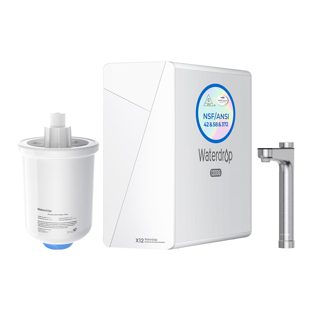 Waterdrop X12 Reverse Osmosis System with Water Tank Combo