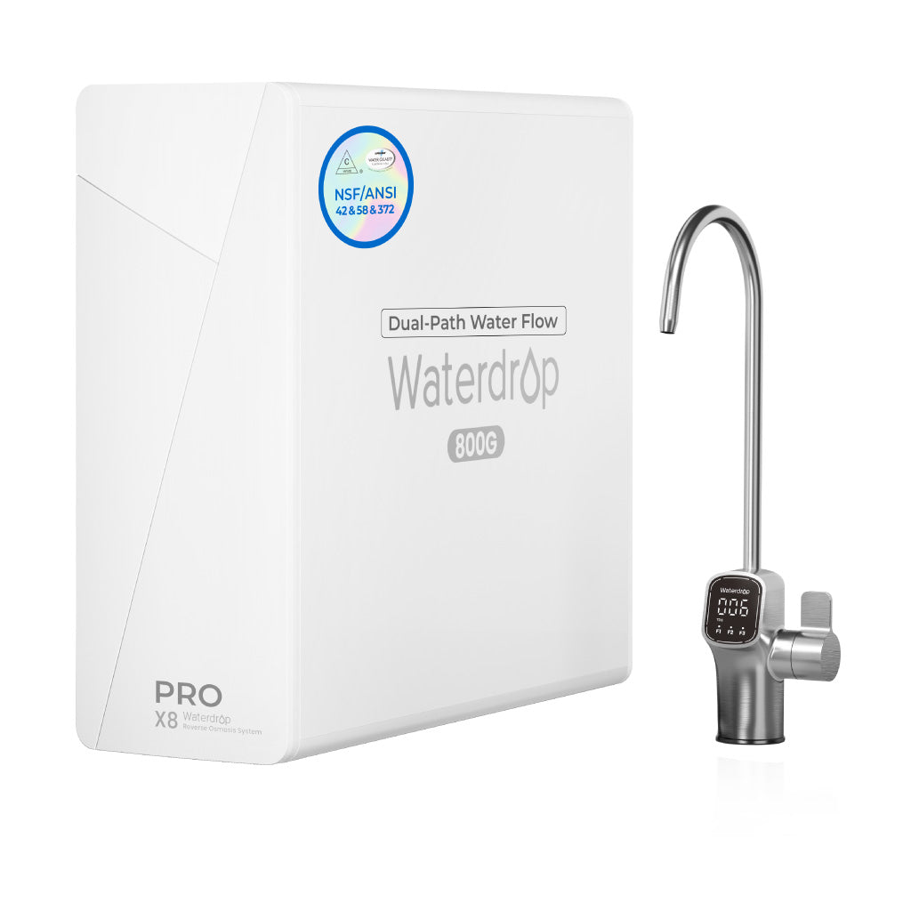 Waterdrop X Series Dual Flow Reverse Osmosis System, X8-PRO - Thumbnail 2