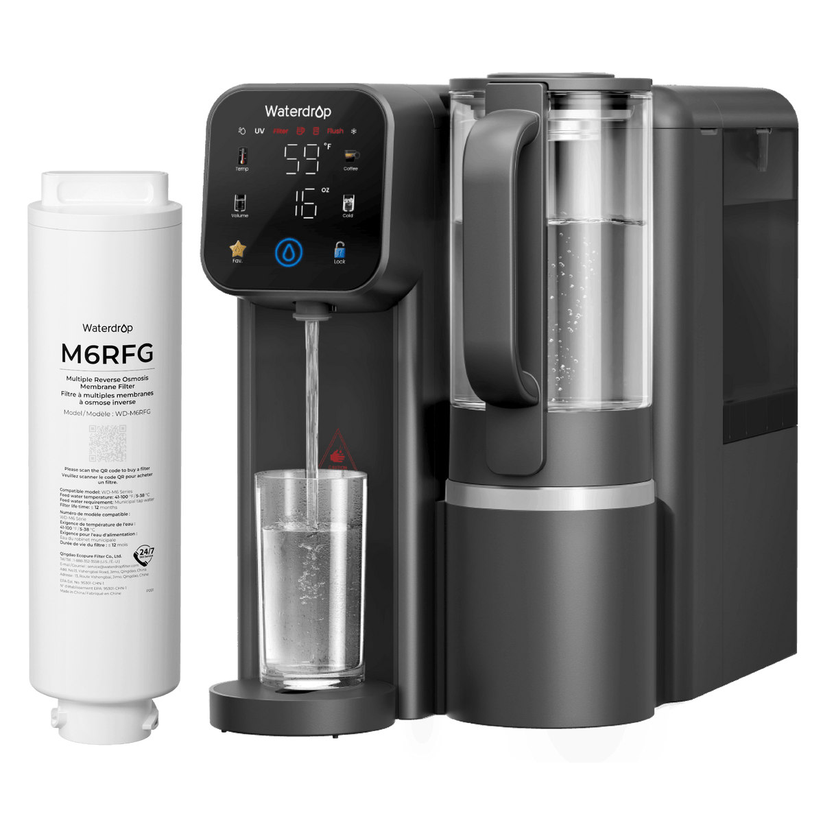 M6CG with Replacement Filter Bundle